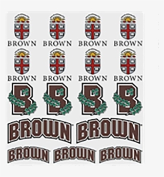 Removable Reusable Decals Sheet - Brown University