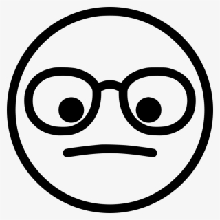 Png File Svg - Emoji Nerd Para Colorear