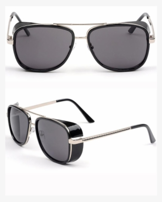 Steampunk Curved Frame Sunglasses