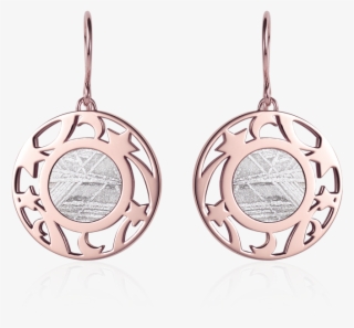 Meteorite Moons And Stars Earrings In Red Gold - Bimba Y Lola Meteorite Earrings