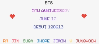 5th Anniversary X - Bts