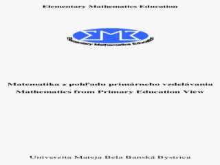 Matematika Z Poh Adu Primrneho Vzdelvania Mathematics - Printing