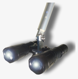 Two 10 Watt Cree Led Flounder Gigging Set - Cree Underwater Prawn Light