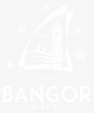 Bangor Christmas Logo Mono White Png - Panic At The Disco Facebook Cover