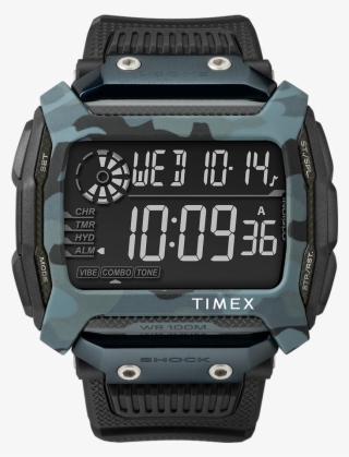Timex Command™ Shock 54mm Resin Strap Watch - Timex Command Shock