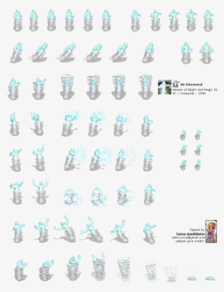 Click For Full Sized Image Air Elemental - Emblem