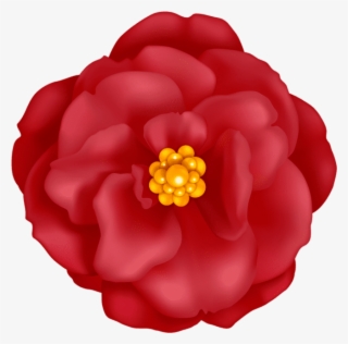 Free Png Download Red Flower Decorative Png Images - Portable Network Graphics