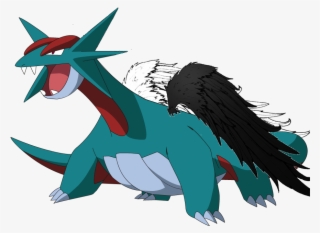 View Dark Angel , - Blue And Red Flying Pokemon