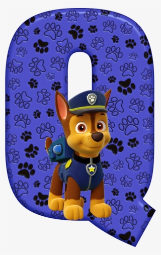 *✿**✿*q*✿**✿*de Alfabeto Decorativo - Alfabeto Decorativo Patrulla Canina