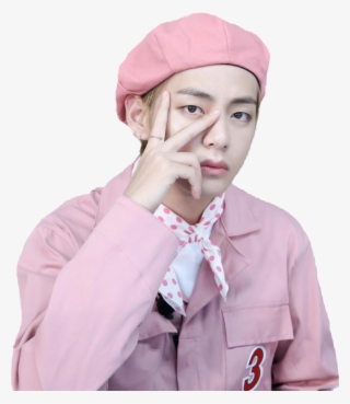 Bts V Taehyung Taetae Kimtaehyung Kim Tata Pink Cute - Kim Taehyung