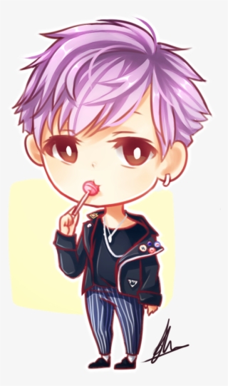 Bts Bangtanboys Taehyung Cute Drawing Kawaii Library - Cute Suga Anime Drawings