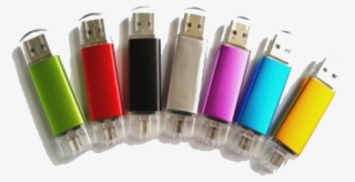 Dual Input Flash Drives With Caps - Flashdrive Otg