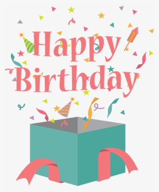 Clipart Freeuse Library Birthday Cake Gift Card Clip - Hộp Quà Sinh Nhật Png