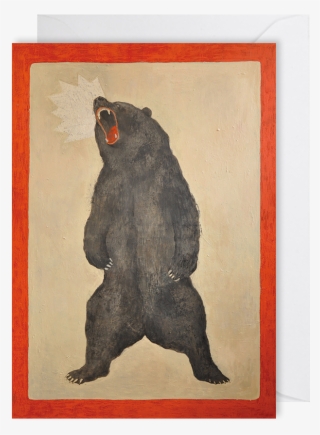 Year Of The Bear Greeting Card - Fine Arts