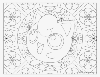 Adult Pokemon Coloring Page Jigglypuff - Pokemon Adult Coloring Pages
