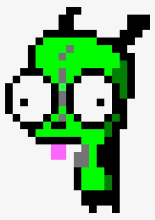 Invader Zim - Minecraft Pixel Invader Zim