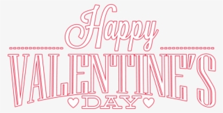 Free Png Download Red And White Happy Valentine's Day - Portable Network Graphics