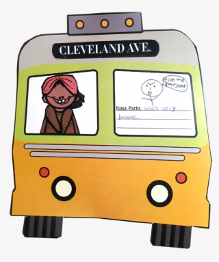 Rosa Parks Craftivity From My Black History Month Unit - Rosa Parks Bus Clipart