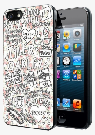 Tyler Oakley Floral Collage Samsung Galaxy S3 S4 S5 - Tottenham Hotspur Fc 5/5s Hard Phone Case 3d