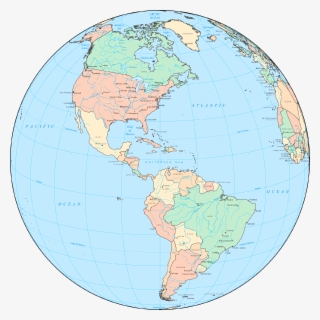 Central America Globe