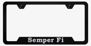 Au Tomotive Gold Semper Fi Cut Out Frame