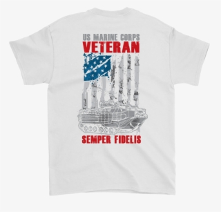 Usmc Veteran Semper Fi Mens Cotton Tee, Aav7