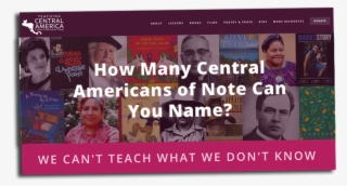 Teaching Central America Website