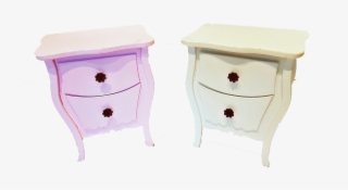 Criado Mudo Provençal Rosa Bebê