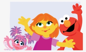 Elmo Face Png Download - Julia Autistic Sesame Street