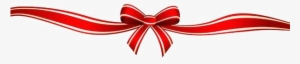Red Bow Ribbon Transparent Background Png - May This Yuletide Season