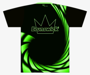 Brunswick Black/green Swirl Express Dye Sublimated - Green