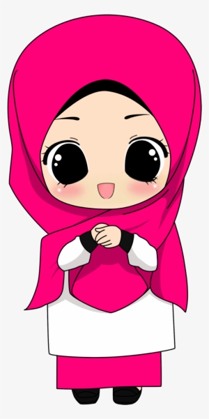 Kartun Hijab Png - Cartoon Muslim Png