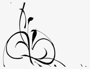 Black Swirls - Hd Png Purple Border Designs