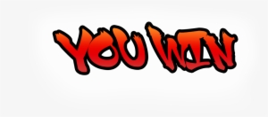 You Win Png - You Win Text Png