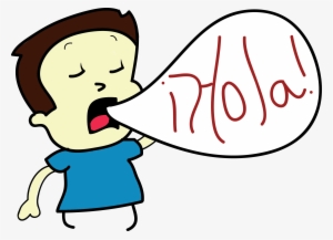 Talking And Hola - Speaking Spanish Clipart