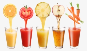 Drink Vector Fruit Juice - Fruit Juice In Glass Png