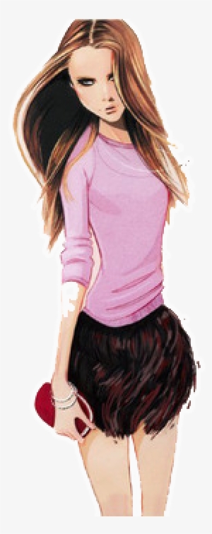 Fashion Girl Png Picture - Fashion Girl Illustration Png