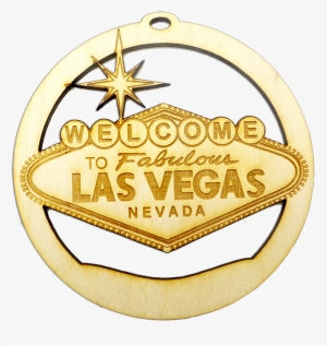 Personalized Welcome To Las Vegas Sign Ornament - Emblem