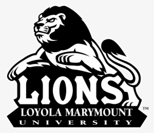 Lmu Lions Logo Black And White - Loyola Marymount University