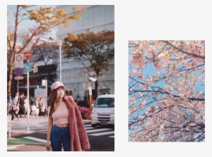 Wearing Lpa Faux Fur Coat 111 In Deep Mauve And Top - Japan Sakura Fashion