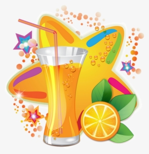 Verre De Jus D'orange - Verre De Jus De Fruits Png