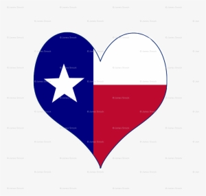 Texas Heart Flag