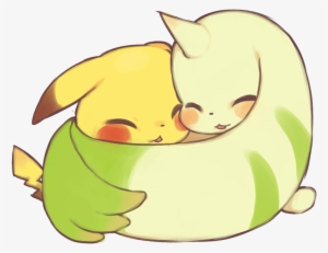 Pikachu Clipart Translucent Background - Terriermon And Pikachu