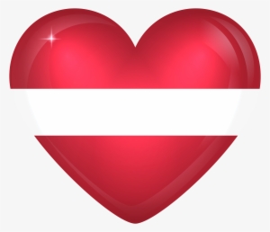 Latvia Heart Flag Png