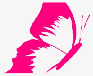 Bow Clipart Fuschia - Butterfly Clip Art