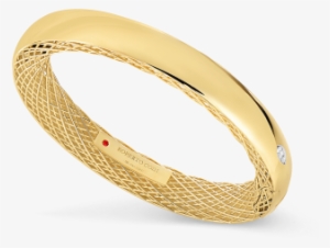 Roberto Coingolden Gate Collection Slim Bangle With - Roberto Coin Golden Gate Diamond Bangle Bracelet