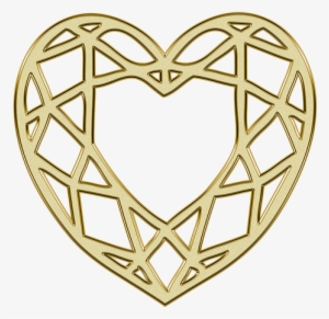 Heart, Golden, Gold, Ornament, Jewelry, Love - Portable Network Graphics