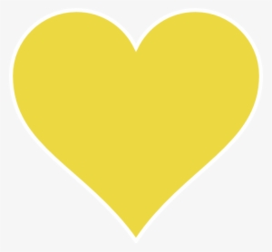 Yellow Heart No Background