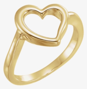 Stuller 50698 307101 P Open Heart Ring Size 7 12 25