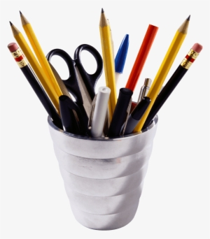 Office Supplies Pot - Stationary Logo In Png